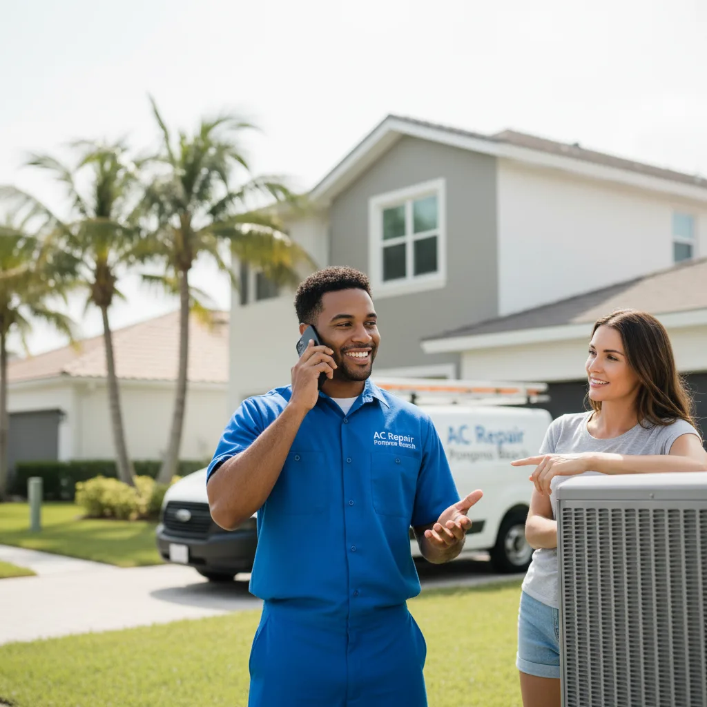 AC Repair Pompano Beach customer support in Carolina Beach